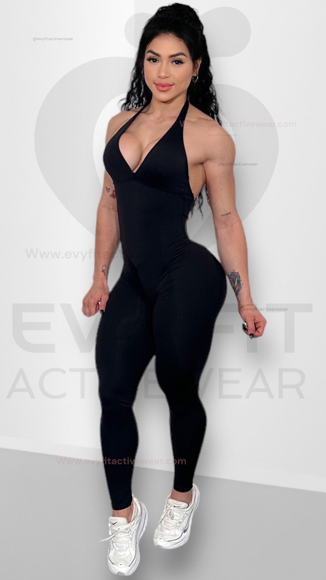 BLACK POCKETS JUMPSUIT