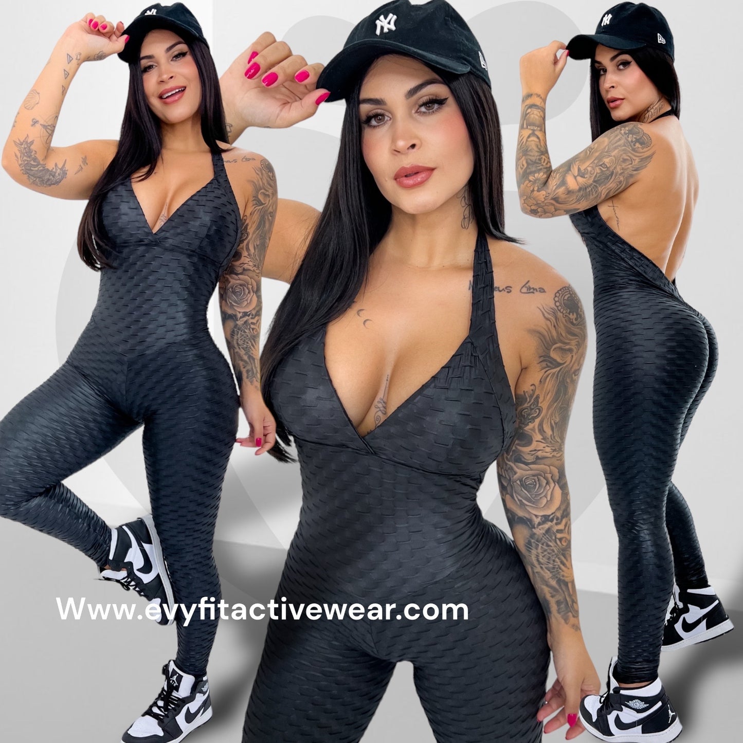 PLATINUM BLACK JUMPSUIT