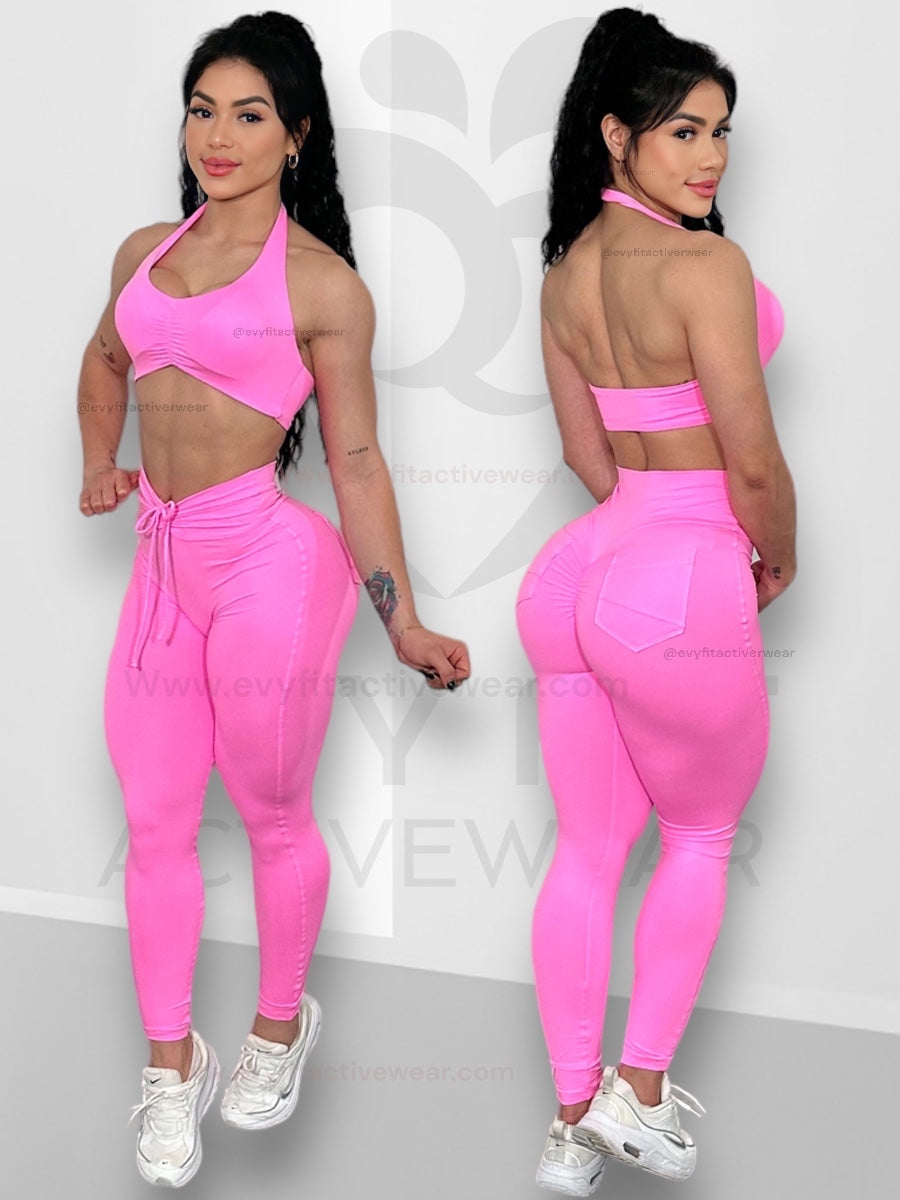 SET CON BOLSILLO ROSA