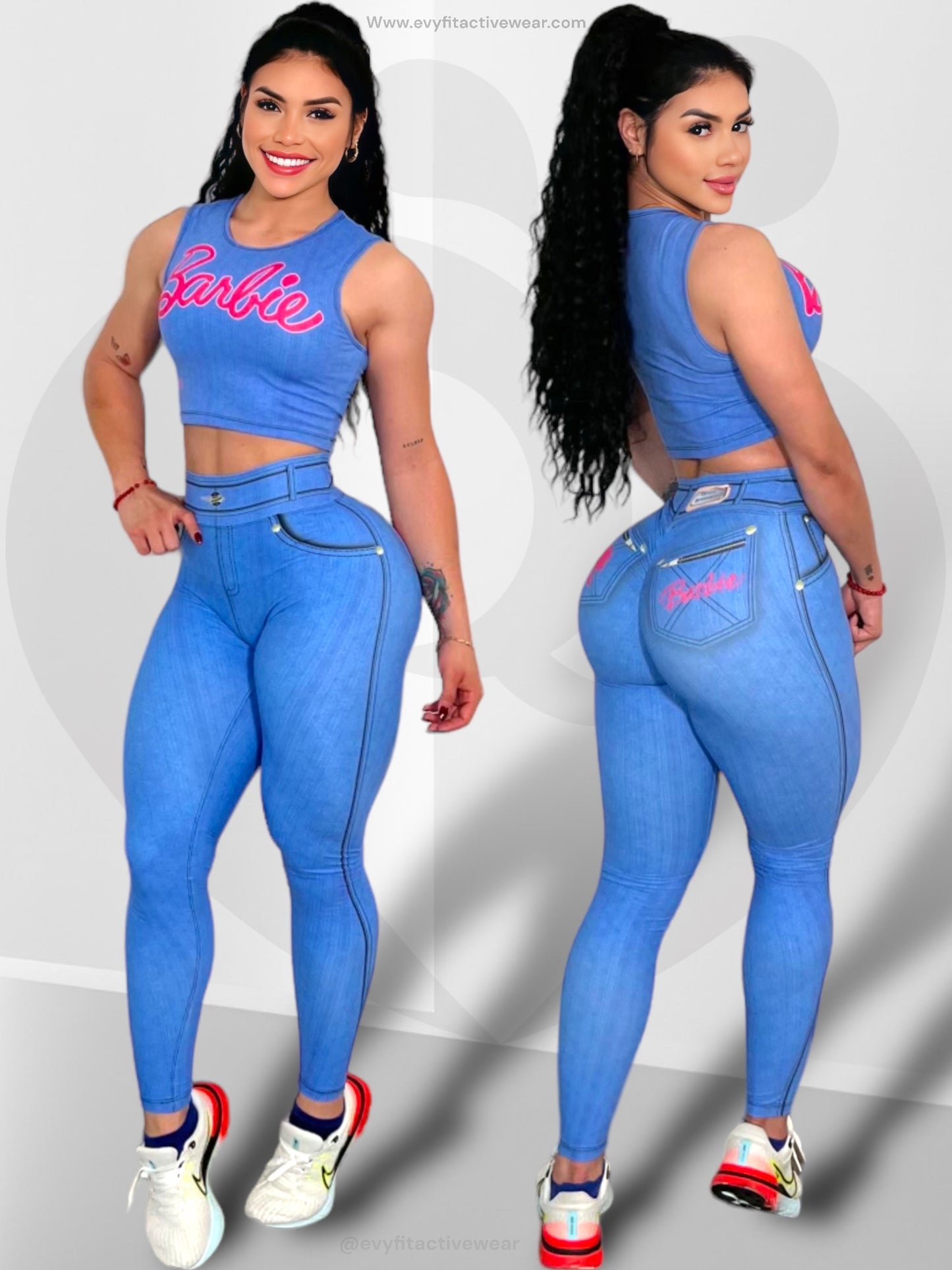 BARBIE BLUE LEGGINGS