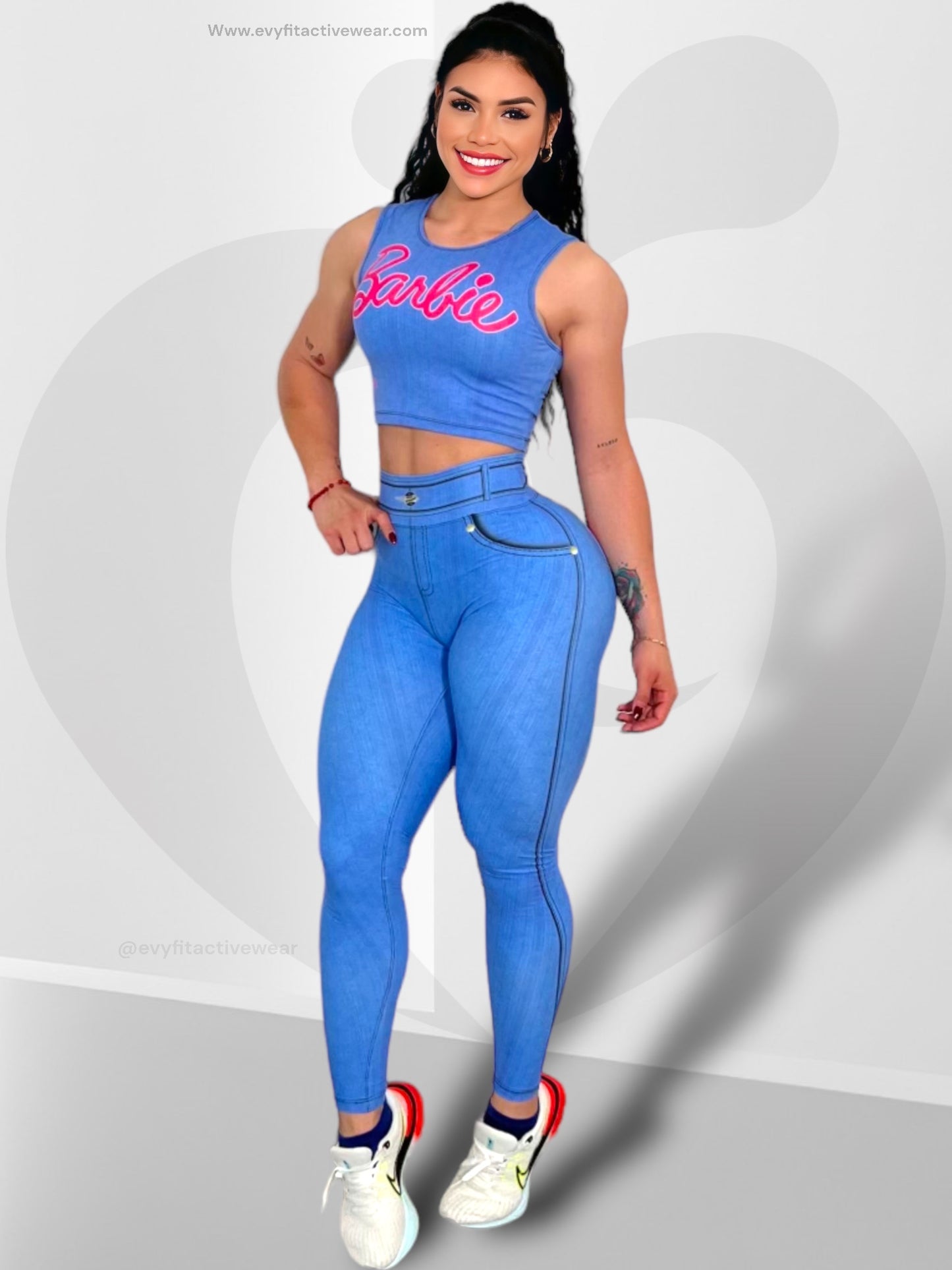 BARBIE BLUE LEGGINGS