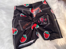 BERRY STRONG  BLACK SHORTS FAKE JEANS STYLE