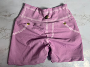 SHORTS JEANS LILAC