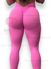 LEGGINGS V SCRUNCH ROSA BEBE