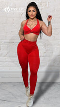 Mezcla red V SCRUNCH Leggings