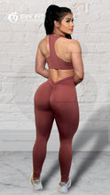 Mezcla mauve V SCRUNCH Leggings