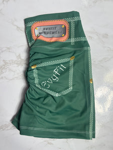 SHORTS JEANS GREEN