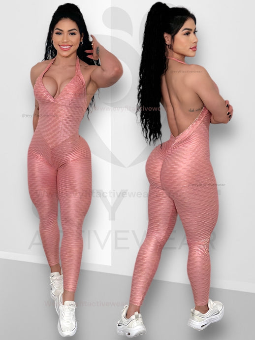 PLATINUM ROSE NUDE JUMPSUIT