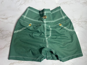 SHORTS JEANS GREEN