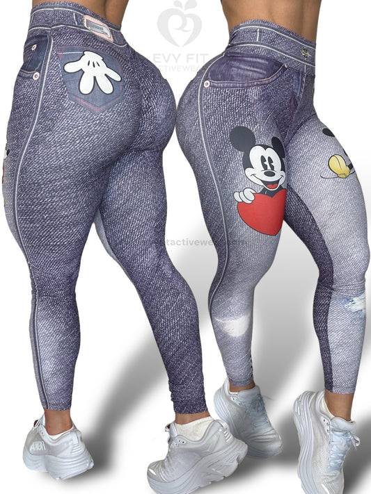 MICKEY FAKE JEANS