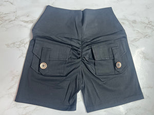 POCKETS SHORTS BLACK