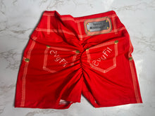 SHORTS JEANS RED