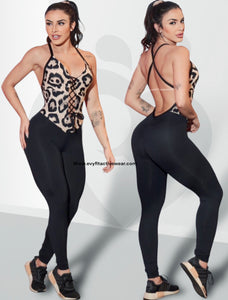 LEOPARD MATCHIN JUMPSUIT