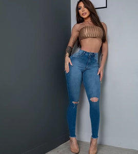 JEANS FIT (GISELE) CINTURA ALTA