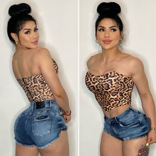 CORSET TOP CHEETAH