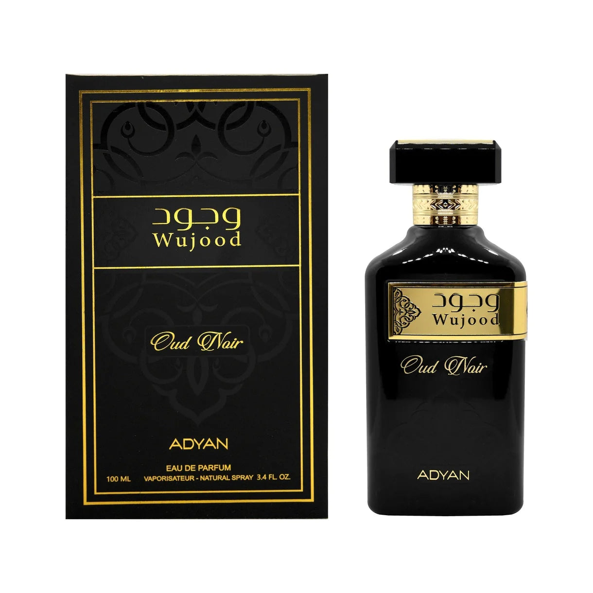 Wujood Oud Noir EDP - 100Ml (3.4Oz) By Adyan