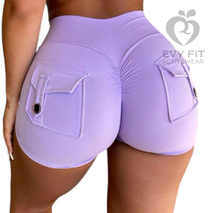 POCKETS SHORTS LILAC