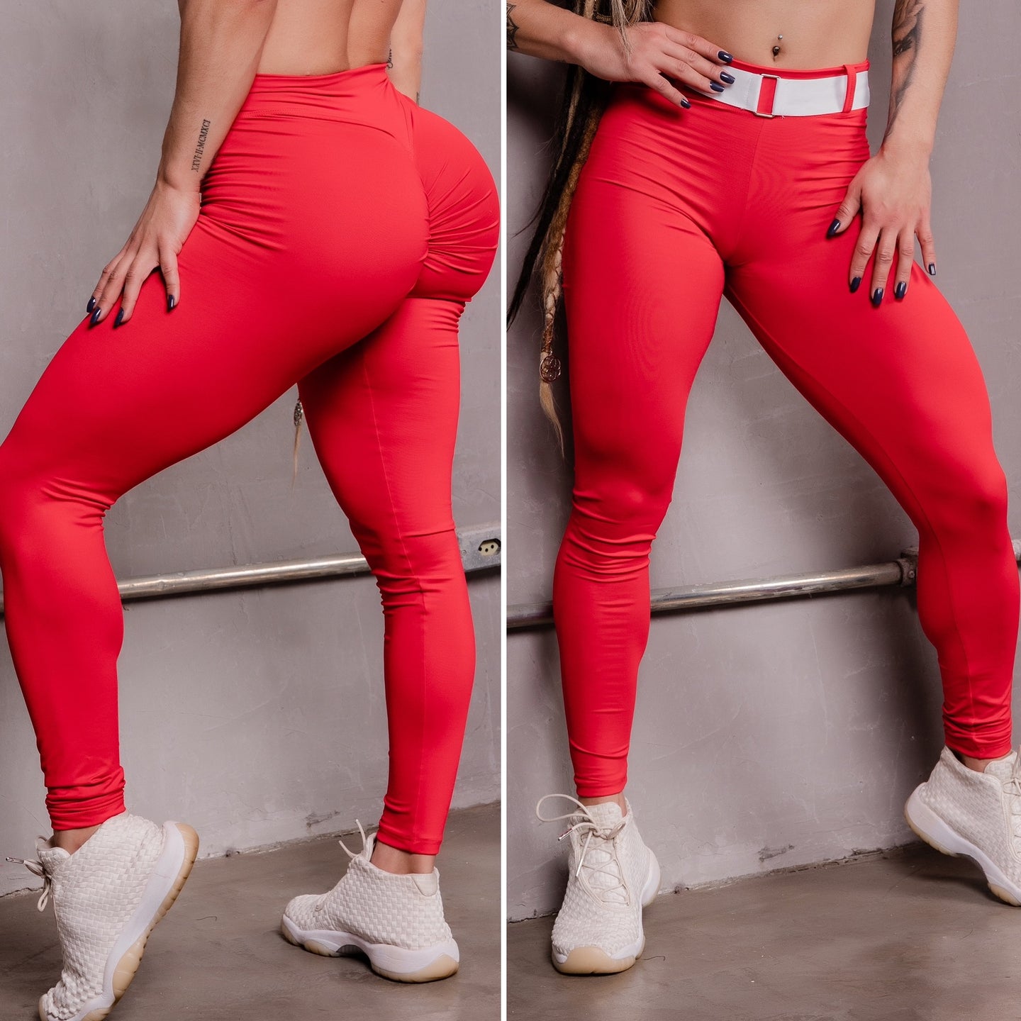 LEGGINGS CINTURÓN ROJO