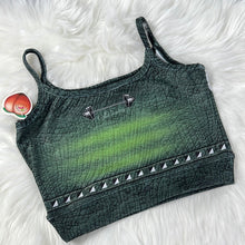 GREEN SQUELETON TOP