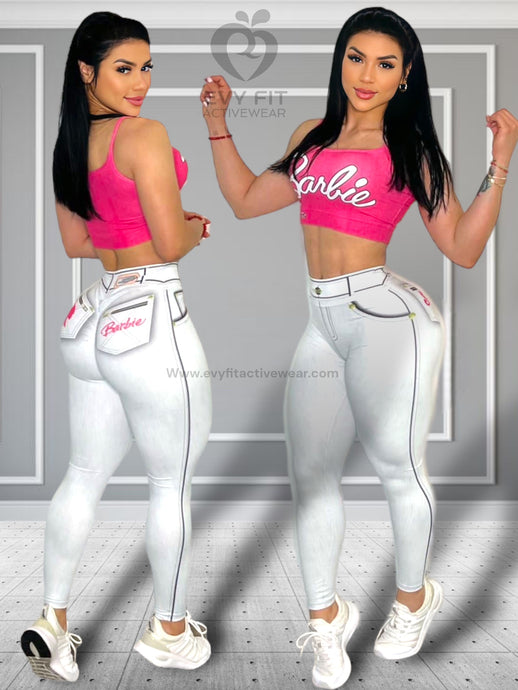 BARBIE FAKE JEANS SEAMLESS FRONT