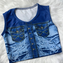 TOP DE JEANS FALSO