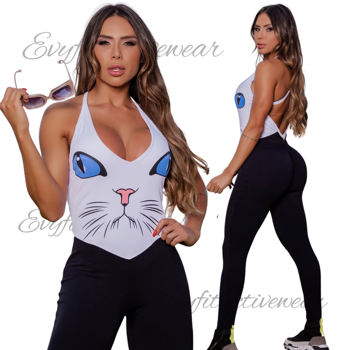 CAT JUMPSUITS SEAMLESS FRONT