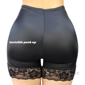 INVISIBLE PUSH UP SHORT BLACK  (FINAL SALE)