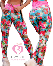 PEACOCK FLORAL LEGGINGS