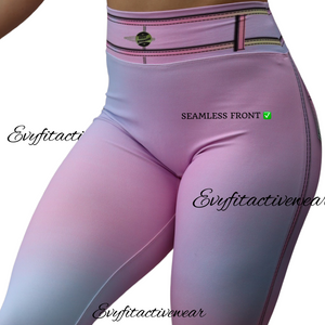 UNICORN FAKE JEANS SEAMLESS FRONT