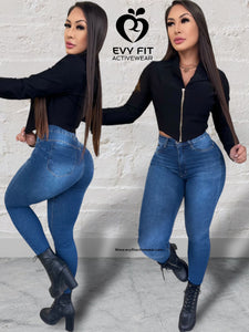 JEANS FIT (rayanne) CINTURA ALTA