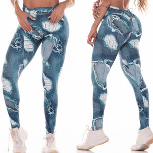 POCKETS JEANS LEGGINGS