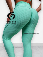 ZIGZAG BUTTLIFT LEGGINGS MINT