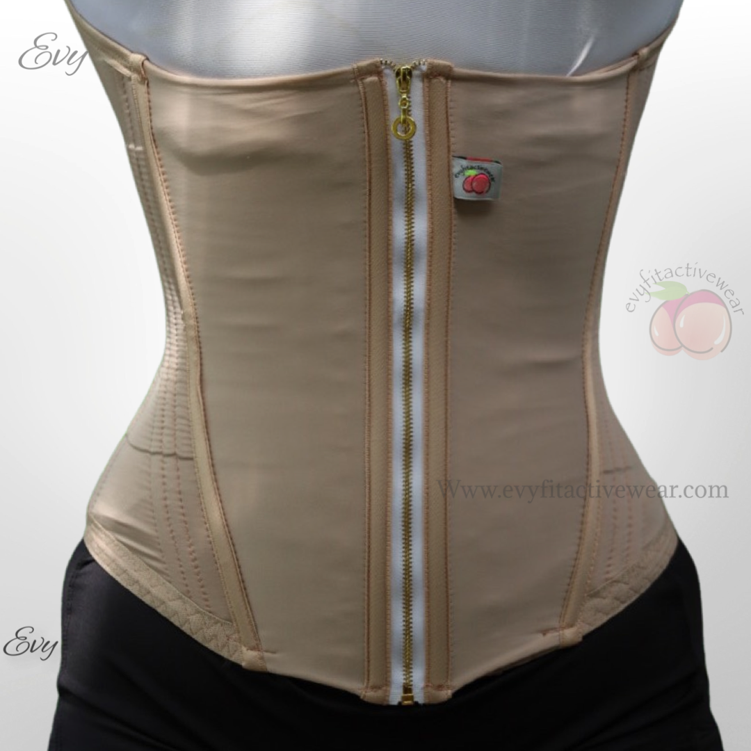 PREMIUM WAIST TRAINER BEIGE gold ziper limited edition