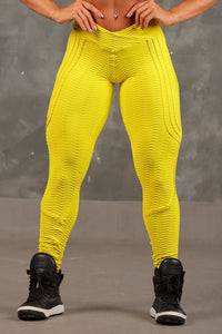 BUTTLIFT LEGGINSGS YELLOW