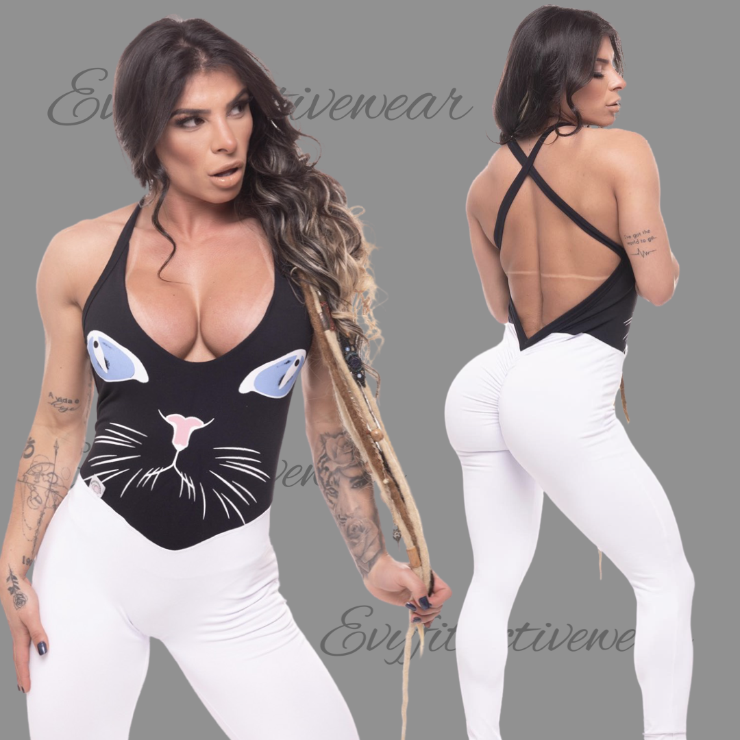CAT JUMPSUITS SEAMLESS FRONT