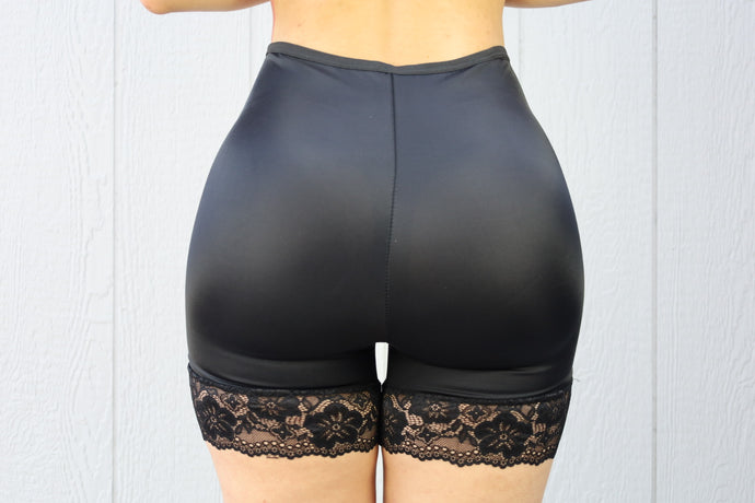 INVISIBLE PUSH UP SHORT BLACK  (FINAL SALE)