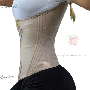 PREMIUM WAIST TRAINER BEIGE (gold ziper limited edition )