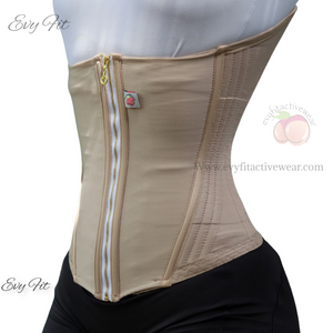 PREMIUM WAIST TRAINER BEIGE (gold ziper limited edition )