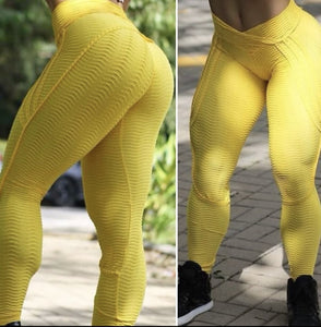 BUTTLIFT LEGGINSGS YELLOW