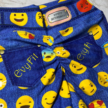 FAKE JEANS EMOJI SHORTS