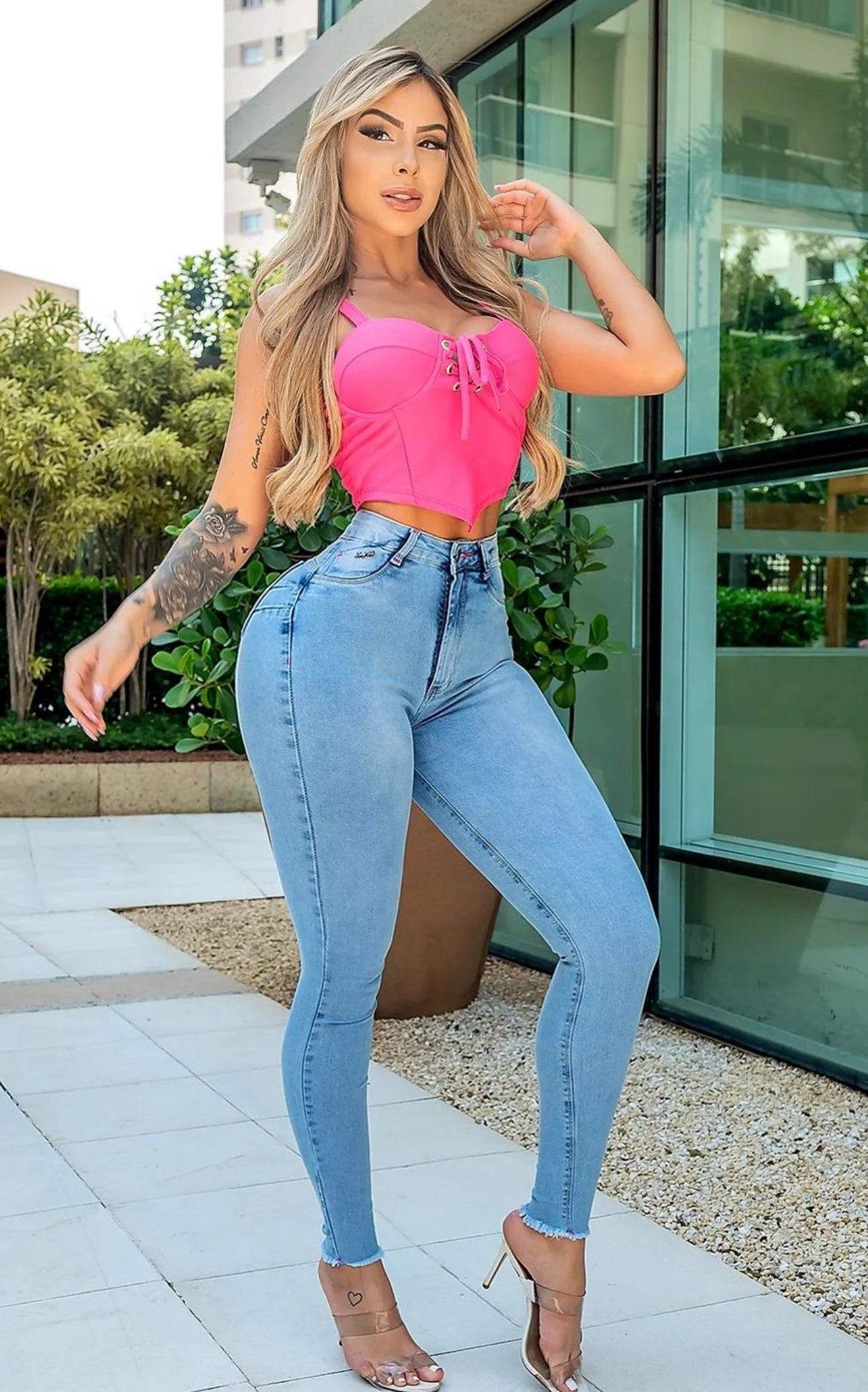 JEANS FIT (LARISSA) CINTURA ALTA